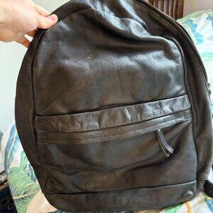 ALL LEATHER Latico Black Backpack